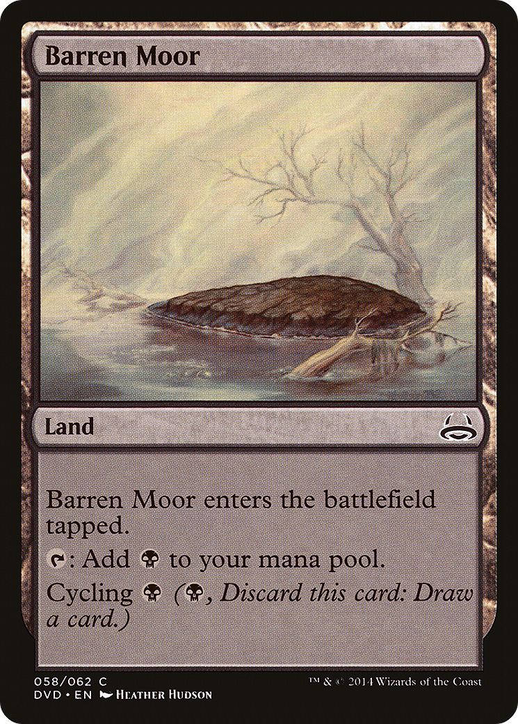 Barren Moor (DD3-058) [Duel Decks Anthology: Divine vs. Demonic]