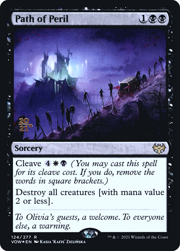 Path of Peril (PRE-124) [Innistrad: Crimson Vow Promos] Foil