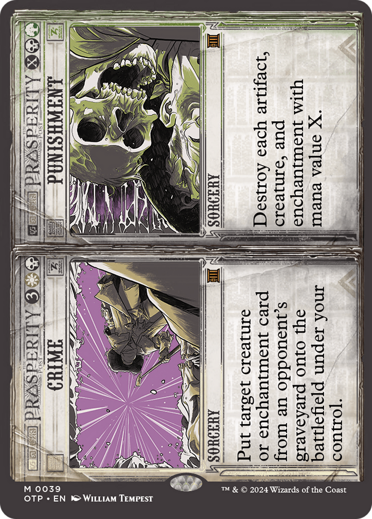 Crime // Punishment (OTP-039) [Breaking News]: (Showcase) (Borderless) Foil