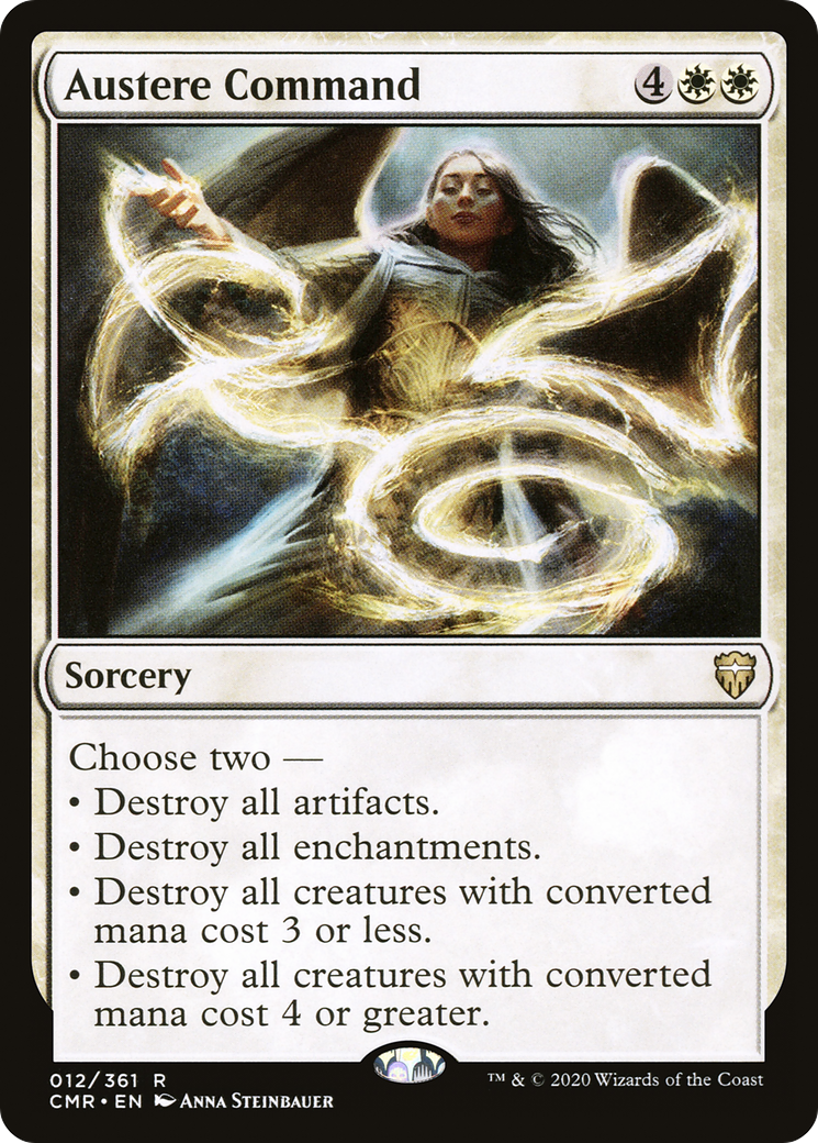 Austere Command (CMR-012) [Commander Legends] Foil