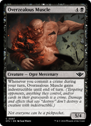 Overzealous Muscle (OTJ-097) [Outlaws of Thunder Junction] Foil