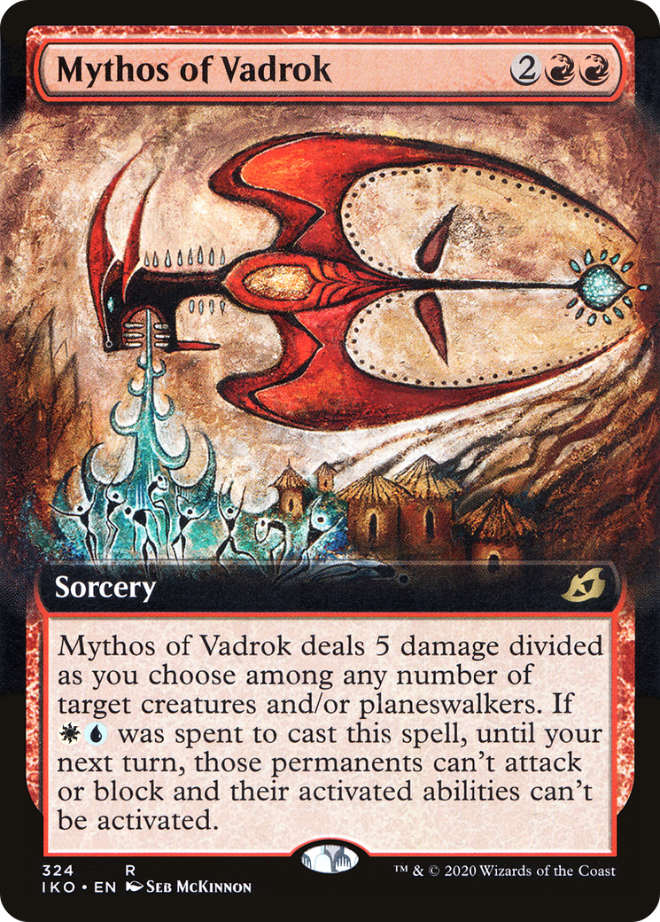 Mythos of Vadrok (IKO-324) [Ikoria: Lair of Behemoths]: (Extended Art)