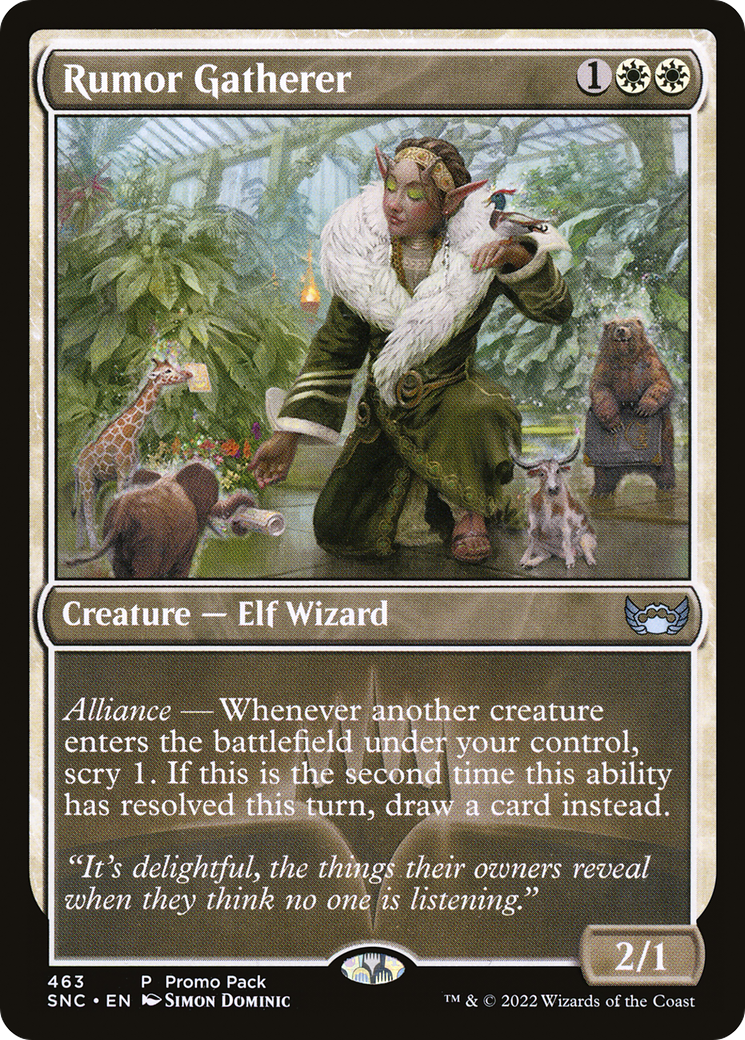 Rumor Gatherer (PPSNC-463) [Streets of New Capenna]