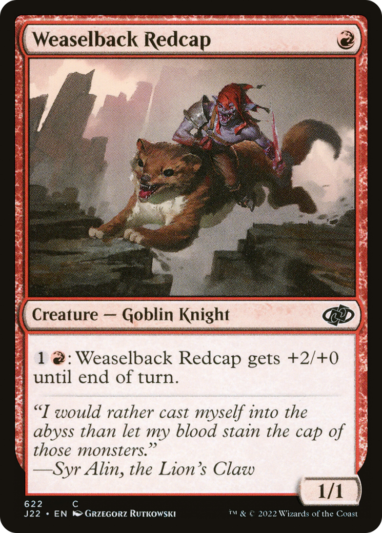 Weaselback Redcap (J22-622) [Jumpstart 2022]