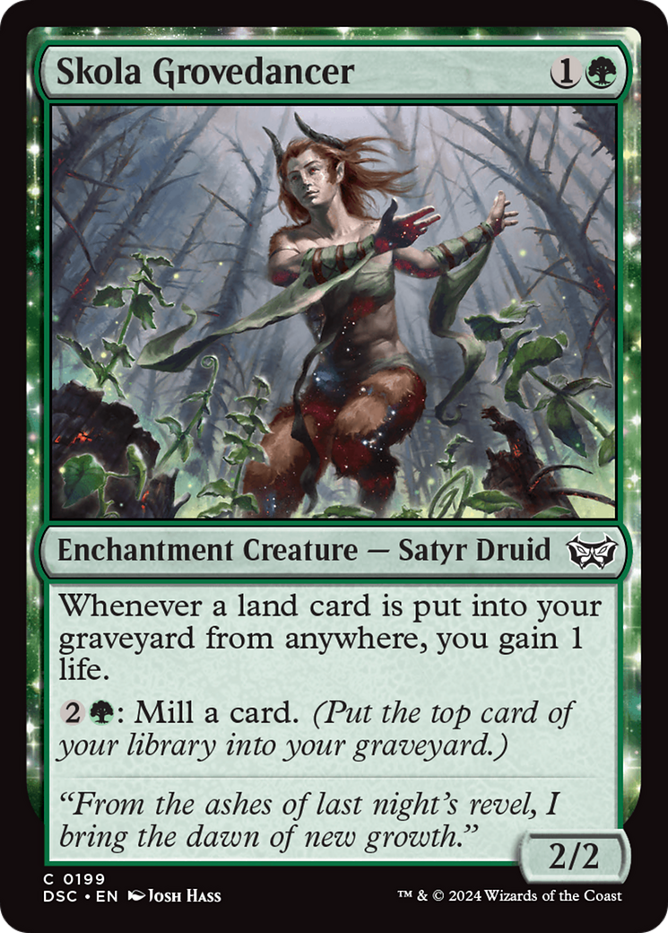 Skola Grovedancer (DSC-199) [Duskmourn: House of Horror Commander]