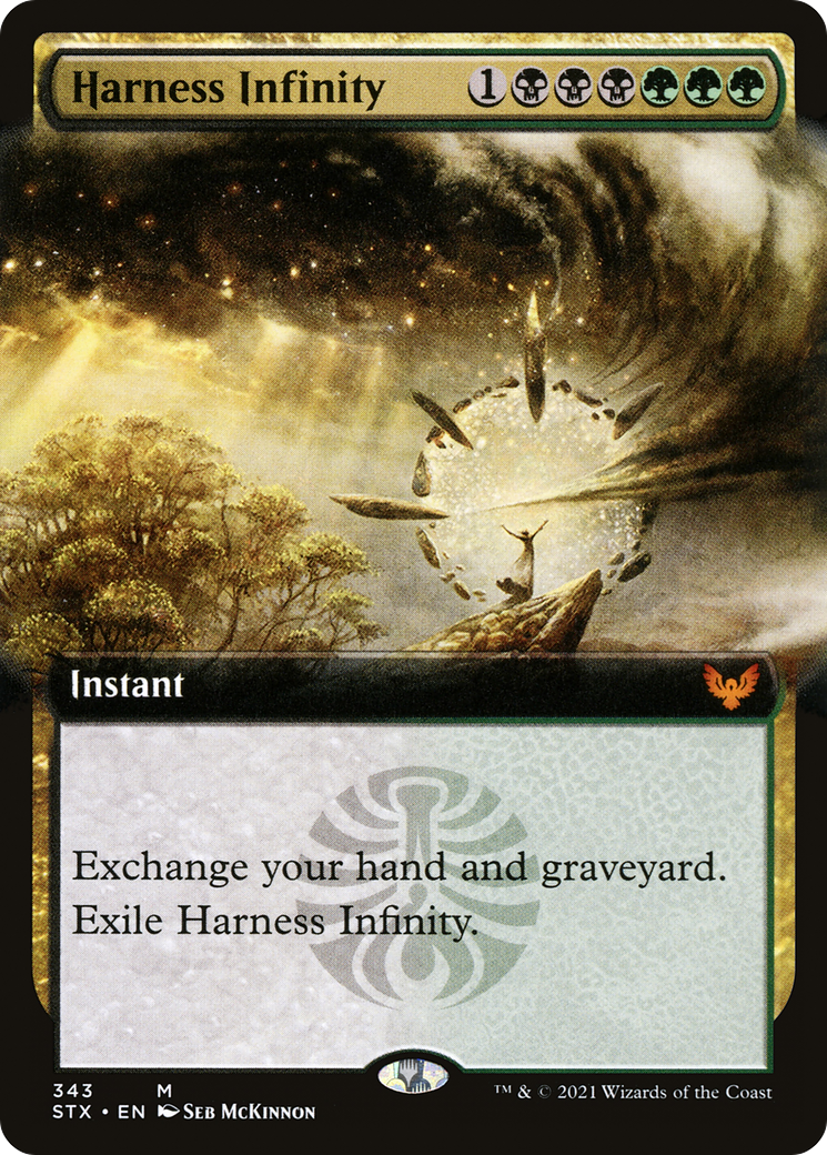 Harness Infinity (Extended Art) (STX-343) [Strixhaven: School of Mages]