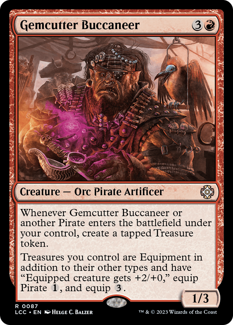 Gemcutter Buccaneer (LCC-087) [The Lost Caverns of Ixalan Commander]