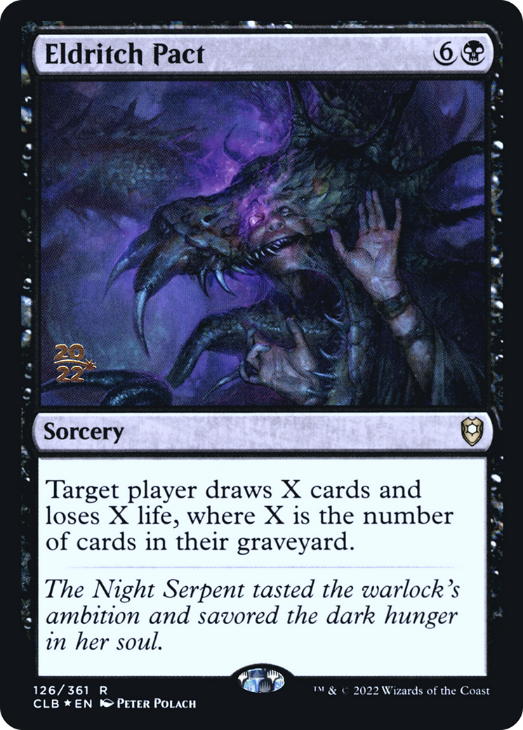 Eldritch Pact (PRE-126S) [Battle for Baldur's Gate Promos] Foil