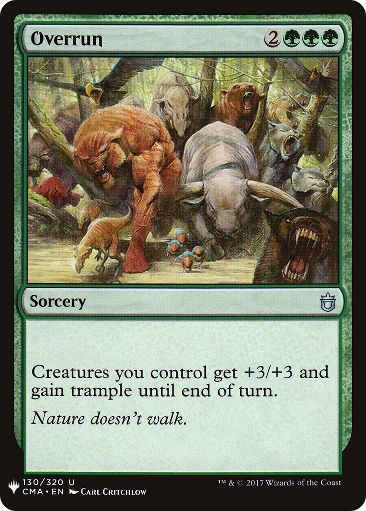 Overrun (LIST-CMA-130) [The List]