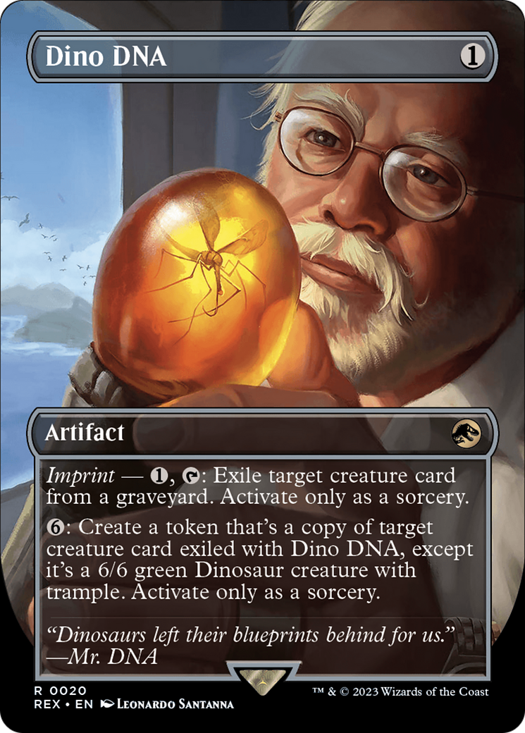 Dino DNA (REX-020) [Jurassic World Collection] (Borderless)