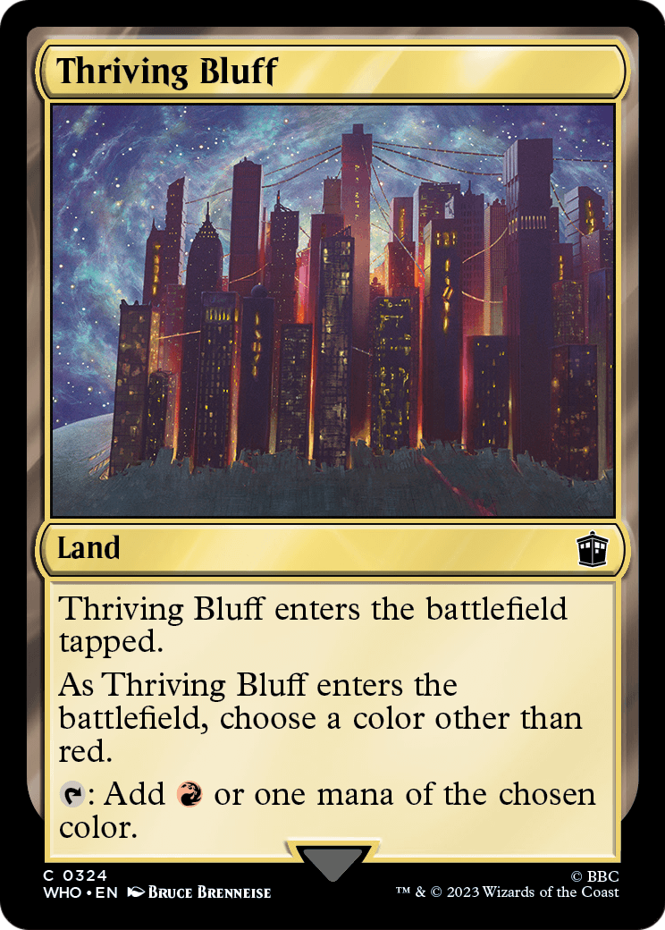 Thriving Bluff (WHO-324) [Doctor Who] Foil