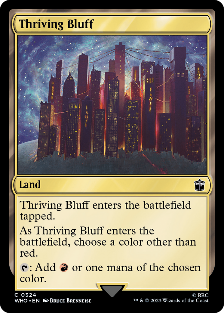 Thriving Bluff (WHO-324) [Doctor Who] Foil