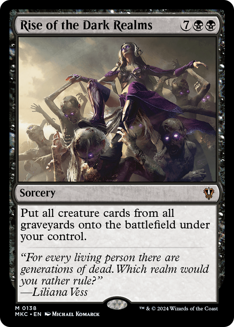 Rise of the Dark Realms (MKC-138) [Murders at Karlov Manor Commander]