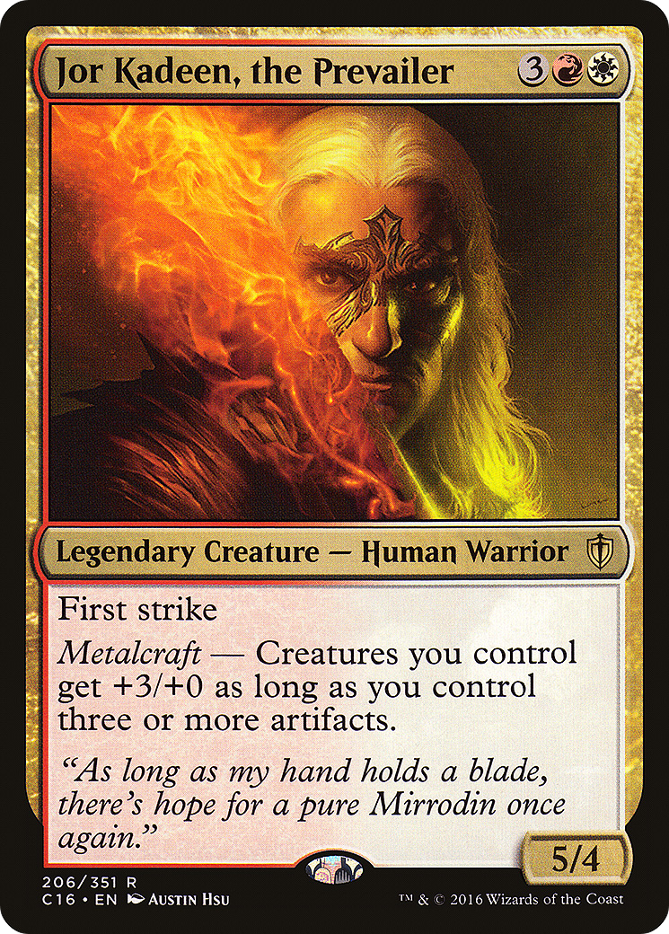 Jor Kadeen, the Prevailer (C16-206) [Commander 2016]