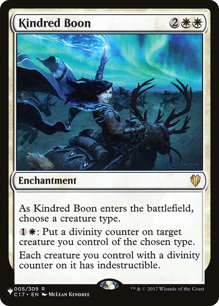 Kindred Boon (LIST-C17-5) [The List]