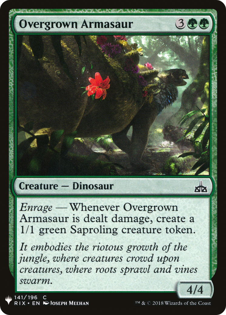 Overgrown Armasaur (LIST-RIX-141) [The List]