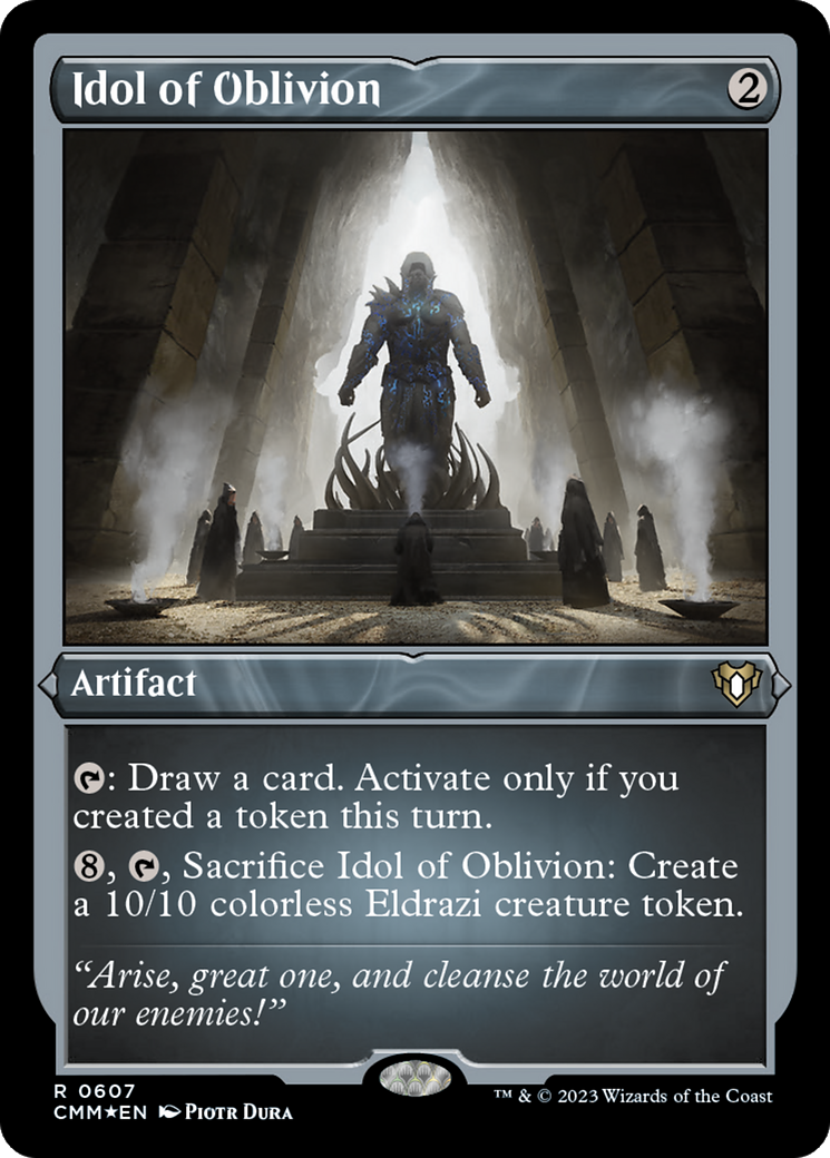 Idol of Oblivion (CMM-607) [Commander Masters] Etched Foil