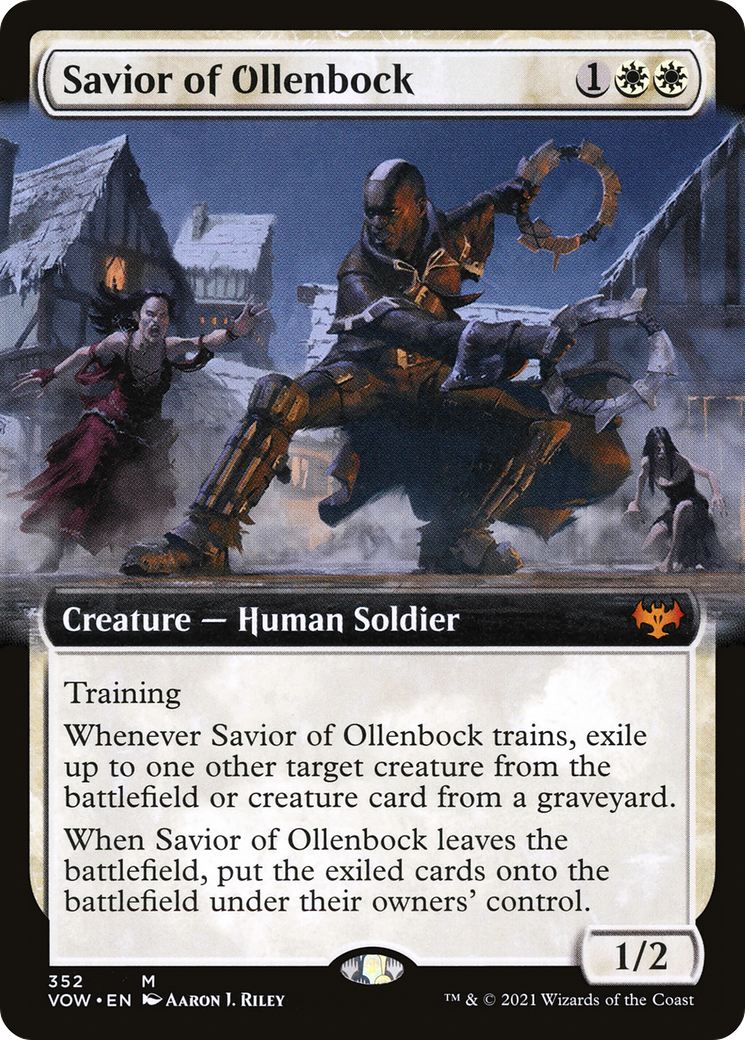 Savior of Ollenbock (Extended Art) (VOW-352) [Innistrad: Crimson Vow]