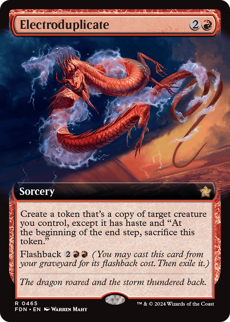 Electroduplicate (FDN-465) [Foundations]: (Extended Art) Foil