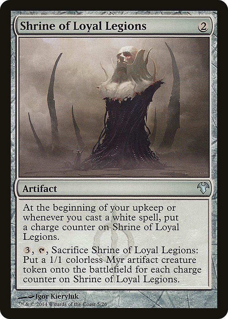 Shrine of Loyal Legions (MD1-005) [Modern Event Deck 2014]