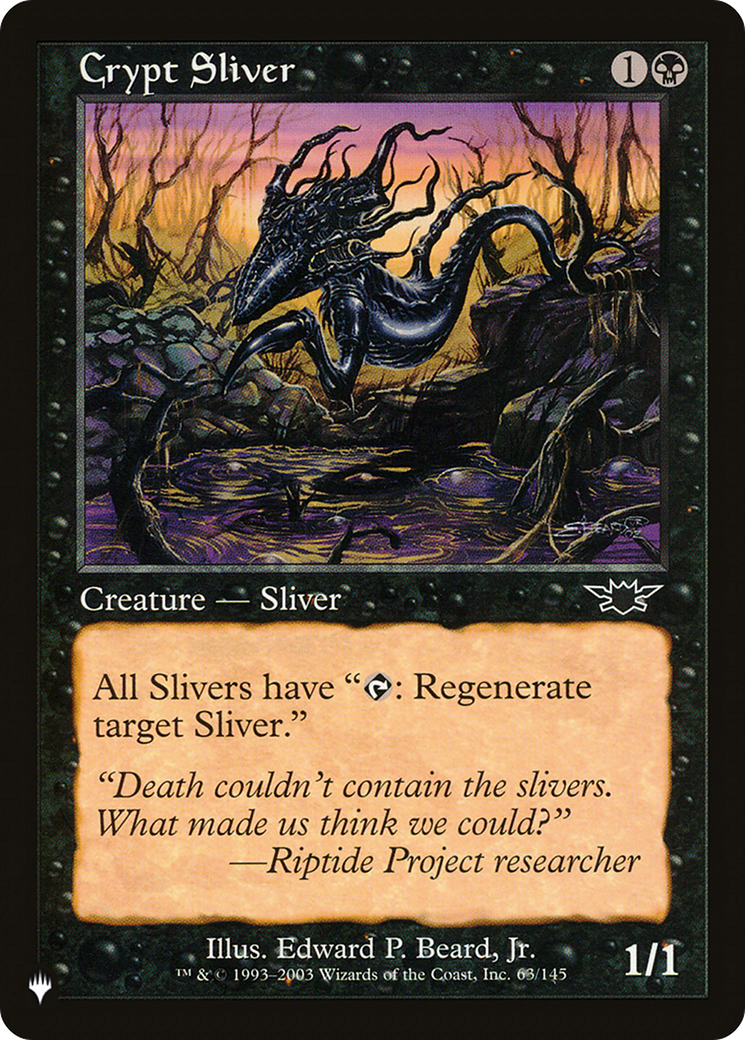 Crypt Sliver (LIST-LGN-63) [The List]