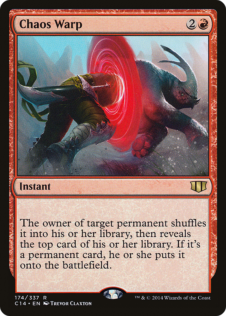 Chaos Warp (C14-174) [Commander 2014]