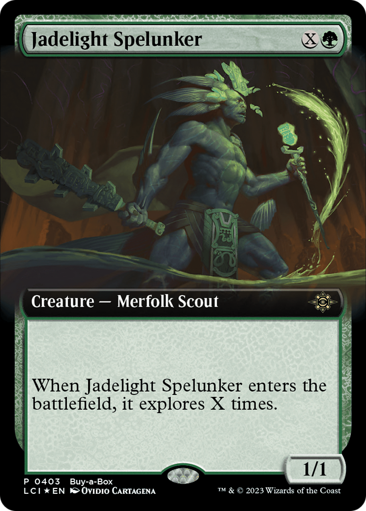 Jadelight Spelunker (BABP-403) [The Lost Caverns of Ixalan]: (Extended Art) Foil