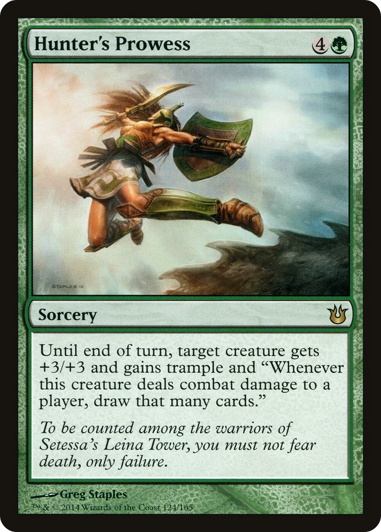 Hunter's Prowess (BNG-124) [Born of the Gods]