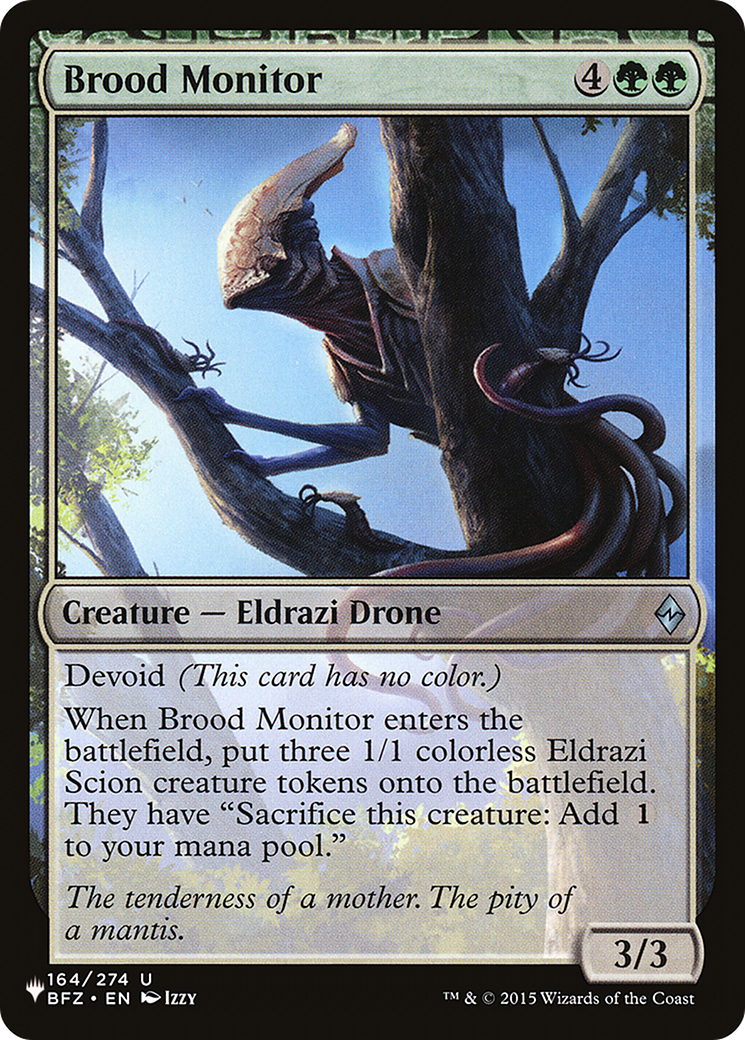 Brood Monitor (LIST-BFZ-164) [The List]: (devoid)