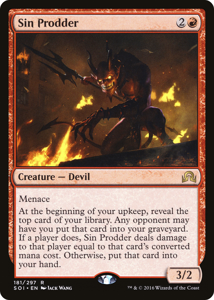 Sin Prodder (SOI-181) [Shadows over Innistrad]