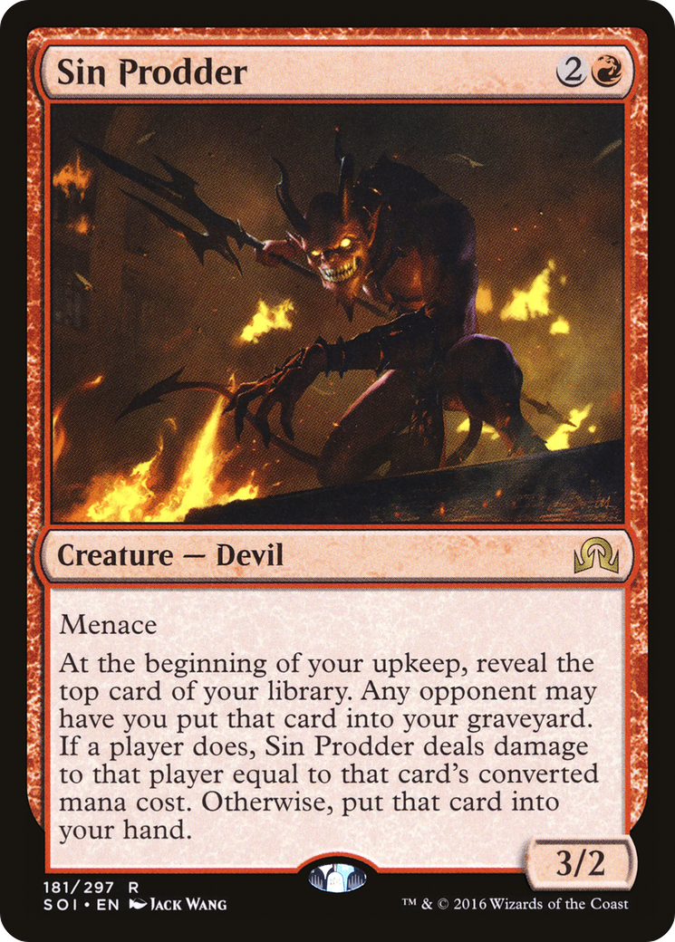 Sin Prodder (SOI-181) [Shadows over Innistrad] Foil