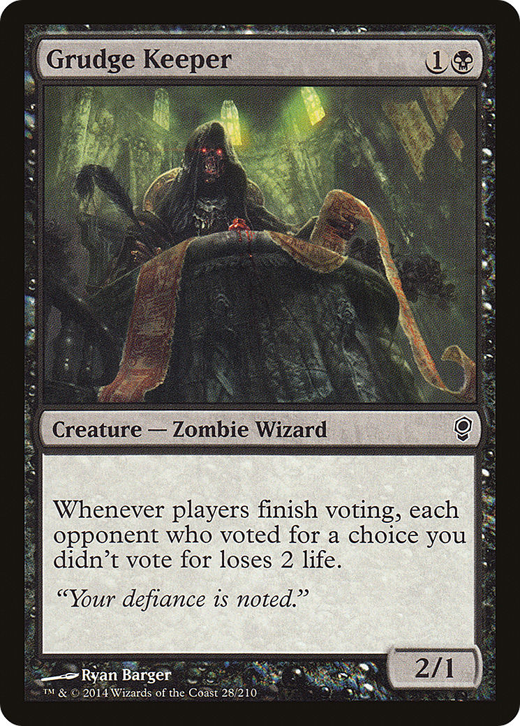 Grudge Keeper (CNS-028) [Conspiracy]