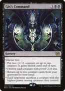 Gix's Command (PPBRO-097) [Promo Pack: The Brothers' War Promos]
