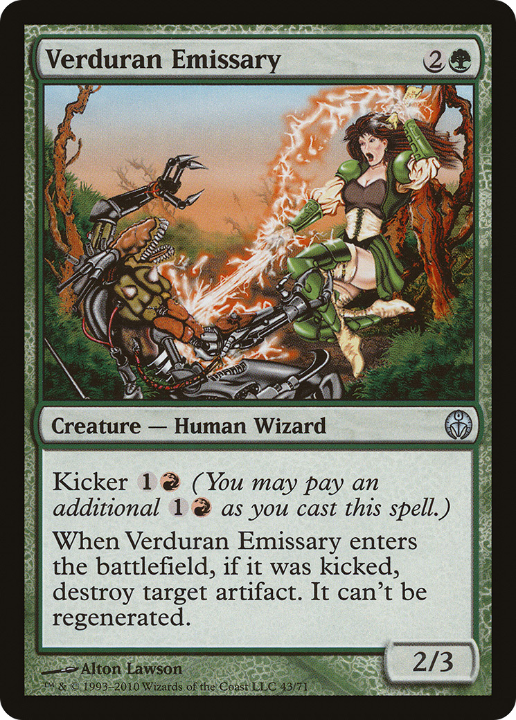 Verduran Emissary (DDE-043) [Duel Decks: Phyrexia vs. the Coalition]