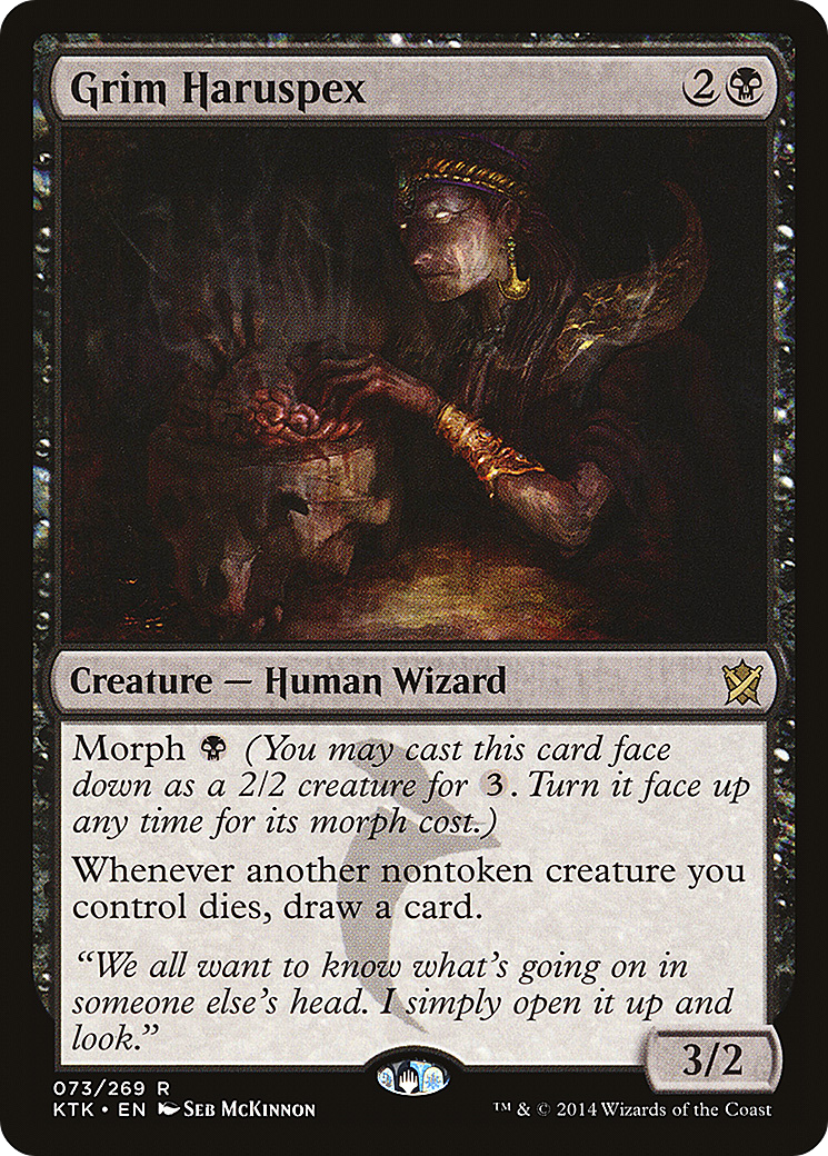 Grim Haruspex (KTK-073) [Khans of Tarkir]