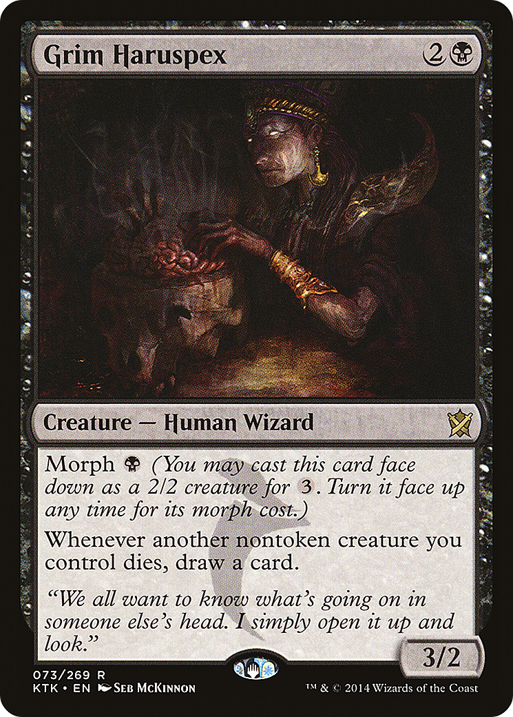 Grim Haruspex (KTK-073) [Khans of Tarkir]