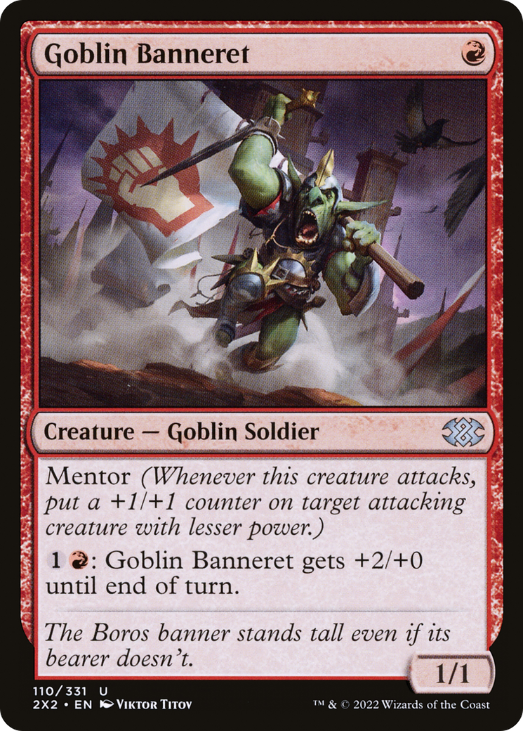 Goblin Banneret (2X2-110) [Double Masters 2022]