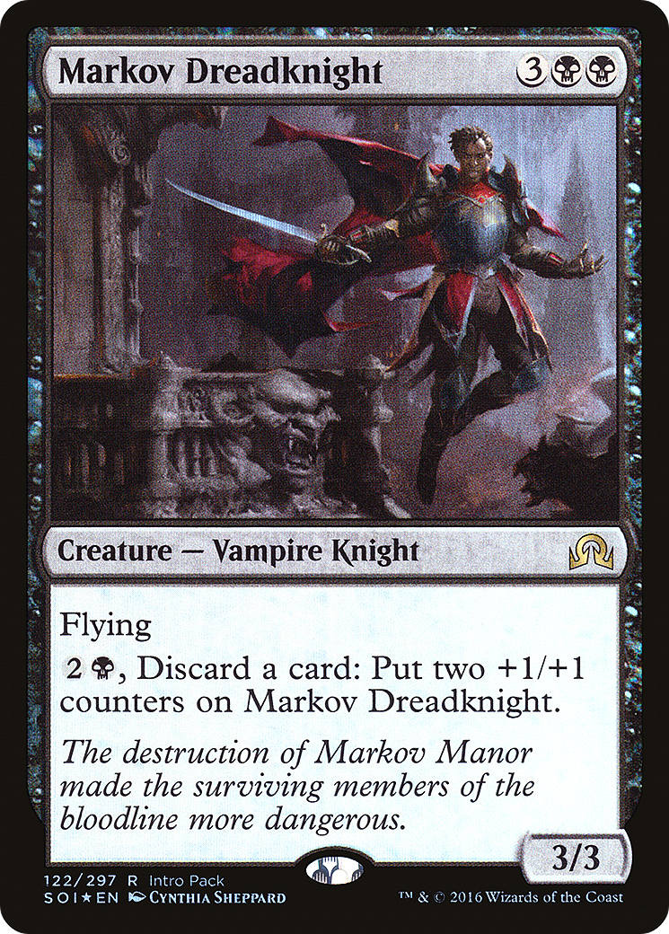 Markov Dreadknight (UMP-122) [Shadows over Innistrad Promos] Foil