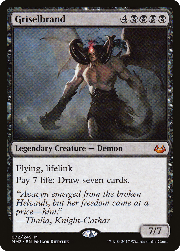 Griselbrand (MM3-072) [Modern Masters 2017] Foil