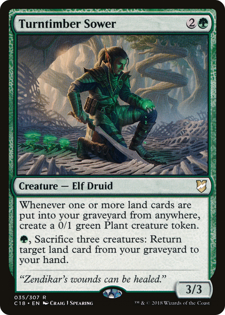 Turntimber Sower (C18-035) [Commander 2018]
