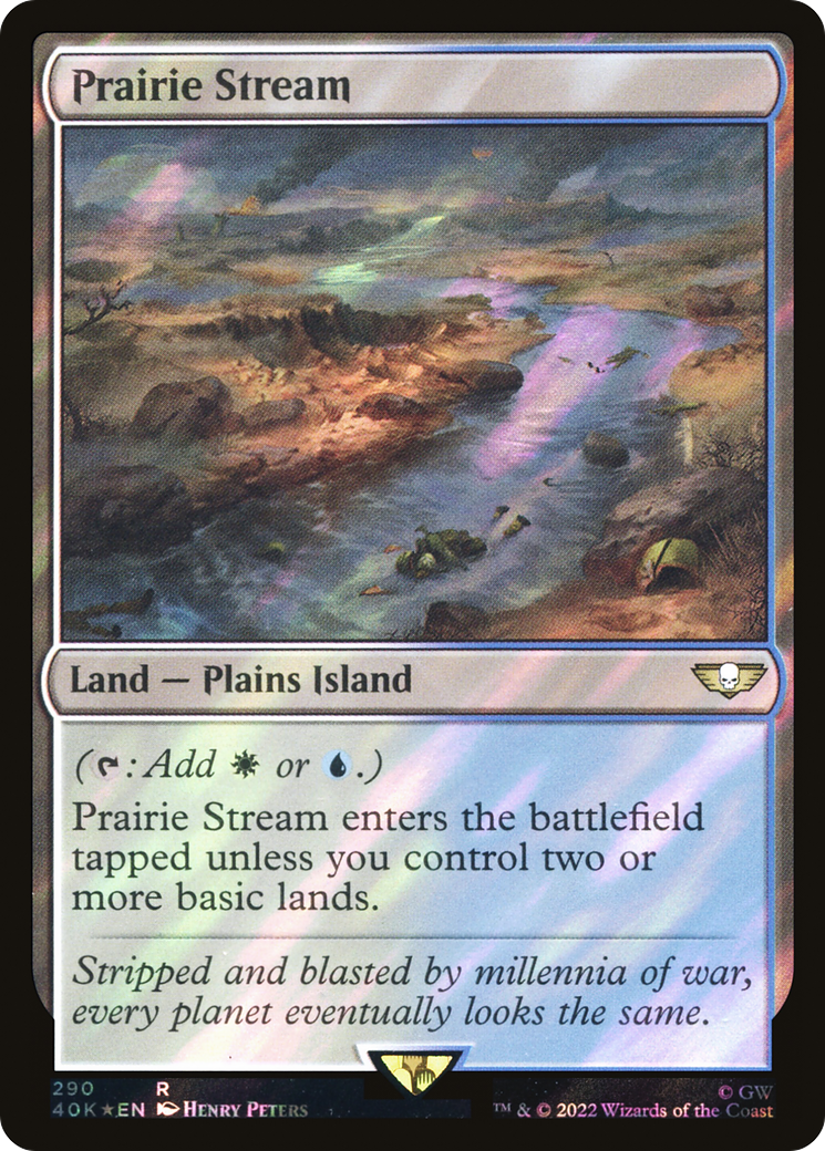 Prairie Stream (Surge Foil) (40K-290) [Warhammer 40,000 Commander] Foil
