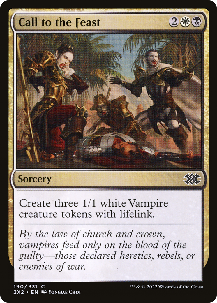 Call to the Feast (2X2-190) [Double Masters 2022]