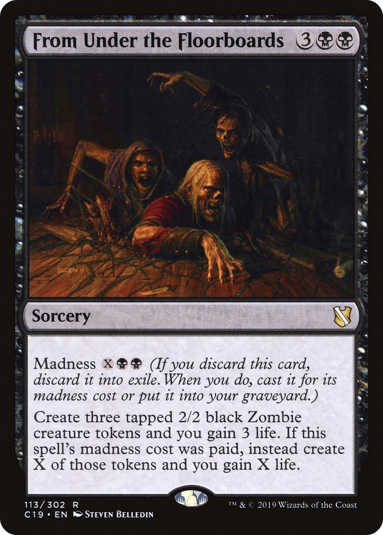 From Under the Floorboards (C19-113) [Commander 2019]