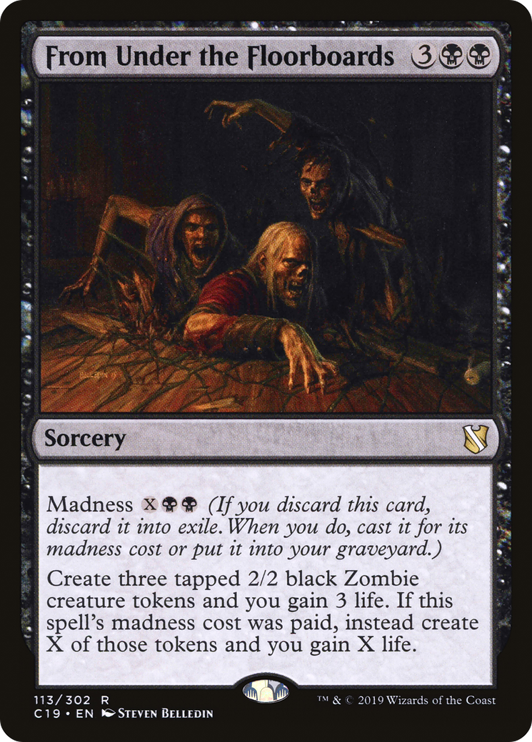 From Under the Floorboards (C19-113) [Commander 2019]