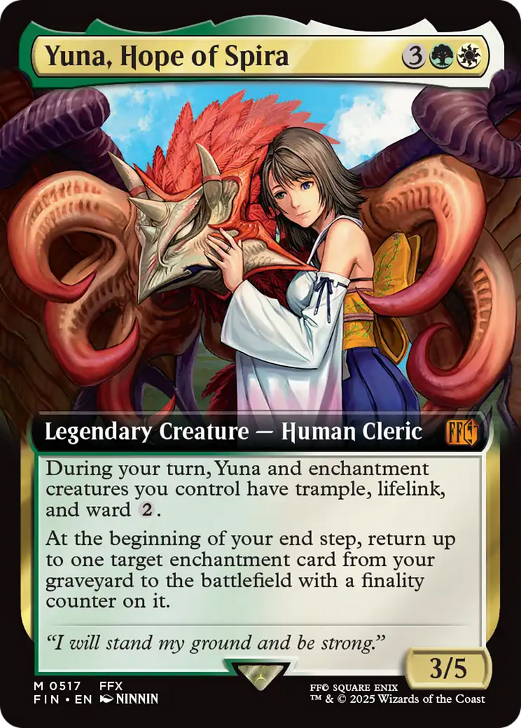 Yuna, Hope of Spira (Extended Art) (FIN-517) [FINAL FANTASY]: (Extended Art)