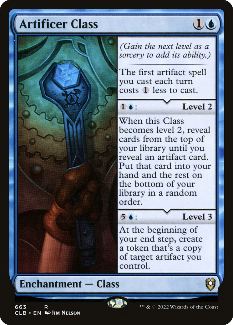 Artificer Class (CLB-663) [Commander Legends: Battle for Baldur's Gate]