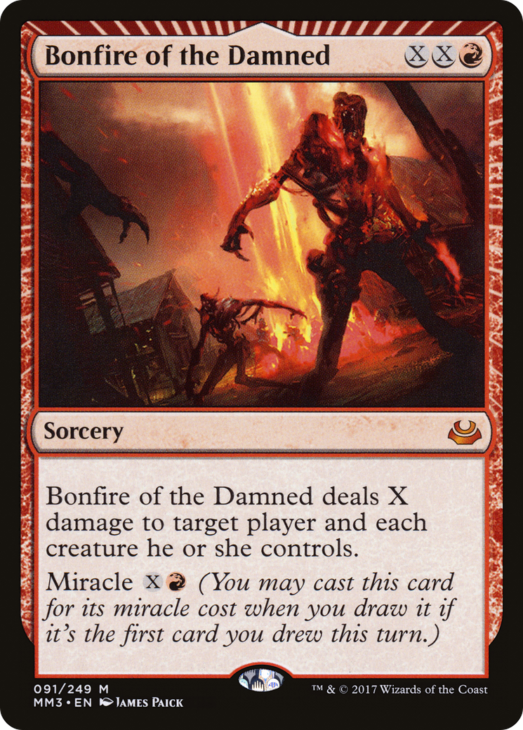 Bonfire of the Damned (MM3-091) [Modern Masters 2017]