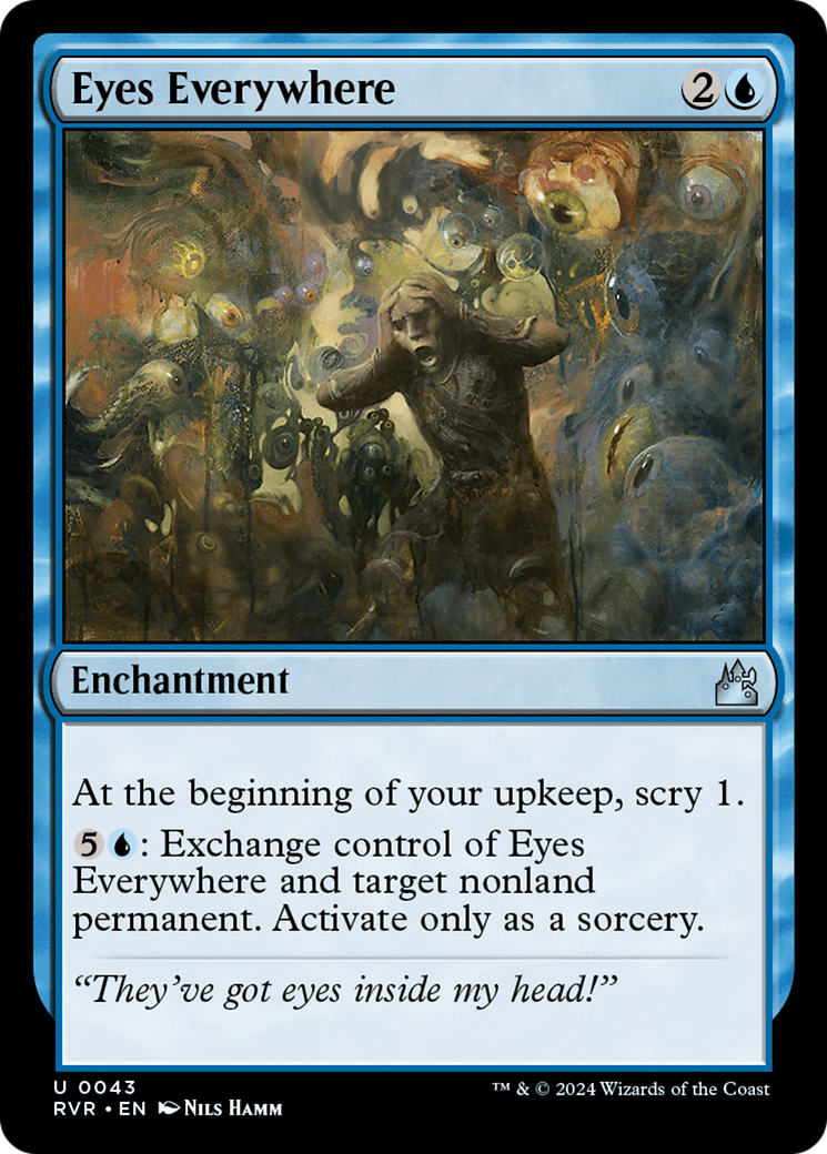Eyes Everywhere (RVR-043) [Ravnica Remastered]
