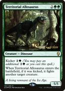 Territorial Allosaurus (PRE-184S) [Dominaria Promos] Foil