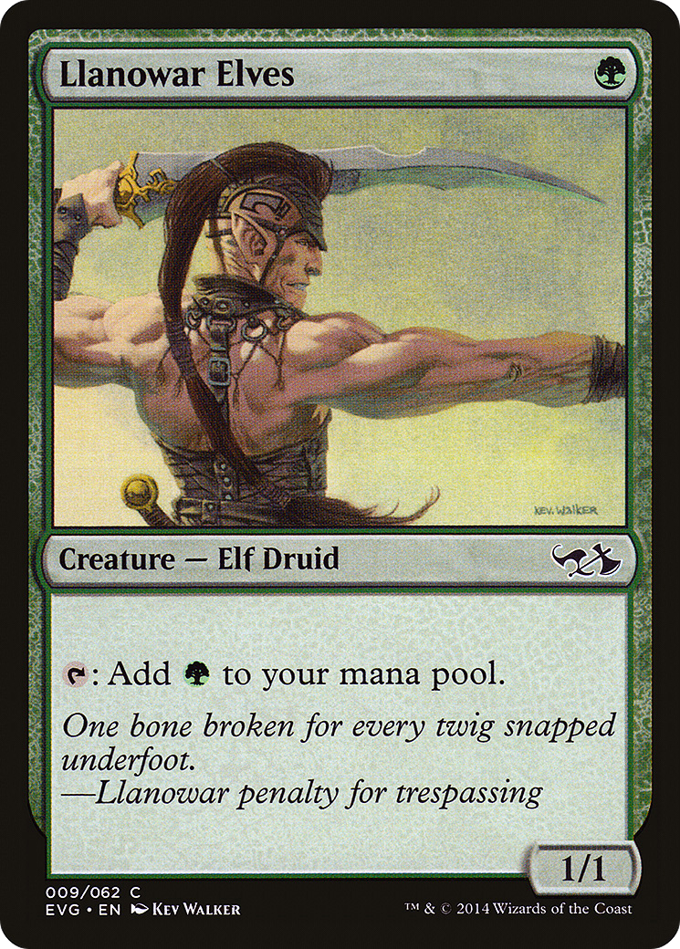 Llanowar Elves (DD3-009) [Duel Decks Anthology: Elves vs. Goblins]